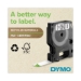 Rhino Permanent Poly Industrial Label Tape, 0.5" X 18 Ft, Wh