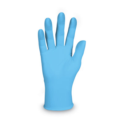 G10 Comfort Plus Blue Nitrile Gloves, Powder-Free, Large, 4