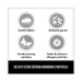 Aura Particulate Respirator 9205+, N95, One Size Fits All, 2