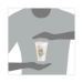 Cafe G Foam Hot/cold Cups, 16 Oz, Brown/green/white, 1,000/c