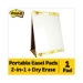 Pad Plus Self-Stick Tabletop Easel Pad with Dry Erase Board,