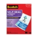 Self-Sealing Laminating Pouches, 9.5 Mil, 9" X 11.5", Gloss