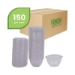 Renewable and Compostable Containers, 18 oz, 5.5" Diameter x
