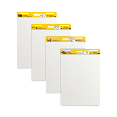 Vertical-Orientation Self-Stick Easel Pads, Unruled, (30) Wh