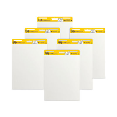 Vertical-Orientation Self-Stick Easel Pads, Unruled, (30) Wh