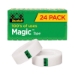Magic Tape Value Pack, 1" Core, 0.75" X 83.33 Ft, Clear, 24/