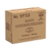 Lift n' Lock Plastic Hot Cup Lids, With Straw Slot, Fits 10