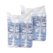 Foam Hinged Lid Container, 3 Compartments, 8 oz, 9 x 9.4 x 3