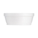 Foam Container, Squat, 8 oz, 4.63" Diameter x 1.13" h, White