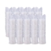Lift n' Lock Plastic Hot Cup Lids, With Straw Slot, Fits 10