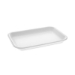 Supermarket Tray, #2, 8.2 x 5.7 x 0.91, White, Foam ,500/Car