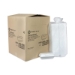 Foam Hinged Lid Containers, Single Tab Lock Hoagie, 9.8 x 5