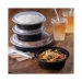 Newspring VERSAtainer Microwavable Containers, 32 oz, 7" Dia