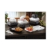 SmartLock Foam Hinged Lid Container, Sandwich, 5.8 x 5.8 x 3