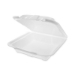 Vented Foam Hinged Lid Container, Dual Tab Lock Economy, 9.1