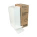 Vented Foam Hinged Lid Container, Dual Tab Lock, 8.4 x 8 x 3