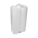 Foam Hinged Lid Container, Single Tab Lock, 6 x 6 x 3, White