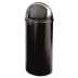 Marshal Classic Container, 15 gal, Plastic, Black