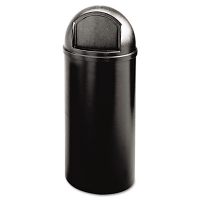 Marshal Classic Container, 15 gal, Plastic, Black