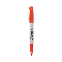 Fine Tip Permanent Marker Value Pack, Fine Bullet Tip, Red,