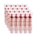 Paper Hot Drink Cups in Bistro Design, 8 oz, Maroon, 50/Bag,