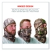 N-Ferno 6823 Hinged Balaclava Face Mask, Fleece, One Size Fi