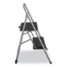 2-Step Folding Steel Step Stool, 200 lb Capacity, 28.13" Wor