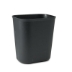 Fiberglass Wastebasket, 3.5 gal, Fiberglass, Black