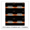 Coppertop Alkaline C Batteries, 72/carton