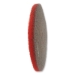 EZ CARE Heavy Duty Scrub Pad, 16" Diameter, Red/Gray, 5/Cart