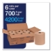 Matic Hardwound Roll Towel, 1-Ply, 7.7" x 700 ft, Natural, 8