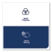Paper Wiper Roll Towel, 1-Ply, 7.68" x 1,150 ft, White, 4 Ro