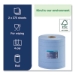 Industrial Paper Wiper, 4-Ply, 11 x 15.75, Unscented, Blue,