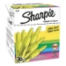 Tank Style Highlighter Value Pack, Fluorescent Yellow Ink, C