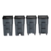 Brute Roll-Out Heavy-Duty Container, 65 gal, Polyethylene, G