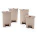 Streamline Resin Step-On Container, Front Step Style, 8 gal,