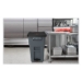 Brute Step-On Rollouts, 50 gal, Metal/Plastic, Gray