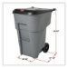 Brute Roll-Out Heavy-Duty Container, 95 gal, Polyethylene, G