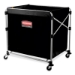 One-Compartment Collapsible X-Cart, Synthetic Fabric, 9.96 c