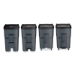 Brute Roll-Out Heavy-Duty Container, 95 gal, Polyethylene, G
