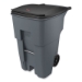 Brute Roll-Out Heavy-Duty Container, 95 gal, Polyethylene, G