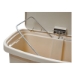 Streamline Resin Step-On Container, Front Step Style, 8 gal,