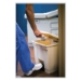 Indoor Utility Step-On Waste Container, 8 gal, Plastic, Beig