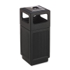 Canmeleon Recessed Panel Receptacles, 15 gal, Polyethylene,