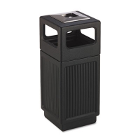 Canmeleon Recessed Panel Receptacles, 15 gal, Polyethylene,