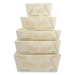 No Tree Folded Takeout Containers, 26 oz, 4.2 x 5.2 x 2.5, N