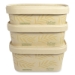 No Tree Rectangular Containers, 24 oz, 4.7 x 6.8 x 2.3, Natu