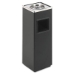 Square Ash 'N' Trash Sandless Urn, 3 gal, Stainless Steel, B