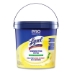 Professional Disinfecting Wipe Bucket, 1-Ply, 6 X 8, Lemon A