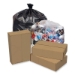 Eco Strong Plus Can Liners, 33 gal, 1 mil, 33" x 39", Black,